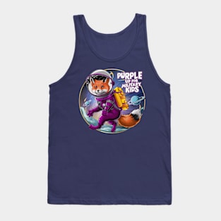 purple up for military kids FOX LOVERS FUNNY Tank Top